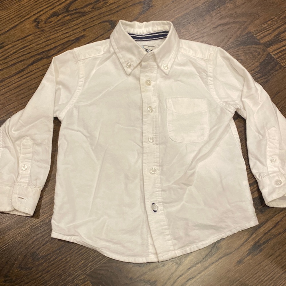 Children’s Place white button down collared shirt size 2t